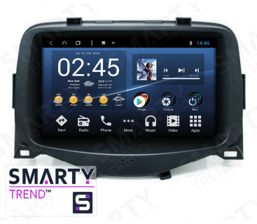 Toyota Aygo 2013-2018 Autoradio Android Con Navigazione Integrata Unità di Testa - Ultra-Premium Serie
