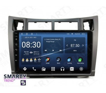 Toyota Yaris 2008-2011 Autoradio Android Con Navigazione Integrata Unità di Testa - Ultra-Premium Serie