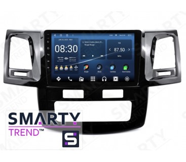 Toyota Hilux 2012 (Auto Air-Conditioner version) Autoradio Android Con Navigazione Integrata Unità di Testa - Ultra-Premium