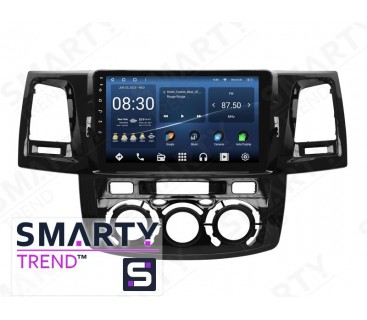 Toyota Hilux 2012 (Manual Air-Conditioner version) Autoradio Android Con Navigazione Integrata Unità di Testa - Ultra-Premium