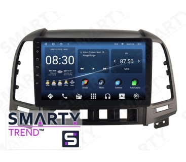 Hyundai Santa Fe 2006-2012 Autoradio Android Con Navigazione Integrata Unità di Testa - Ultra-Premium Serie