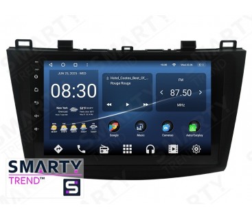 Mazda 3 2009-2013 Autoradio Android Con Navigazione Integrata Unità di Testa - Ultra-Premium Serie