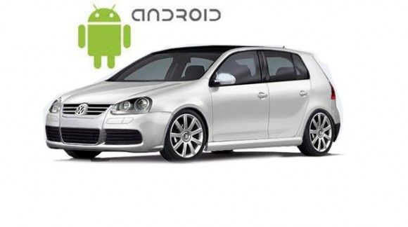 Volkswagen Golf V Android Autoradio Con Navigazione Incorporata Unità di Testa - SMARTY Trend