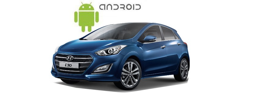 Hyundai i30 Android Autoradio Con Navigazione Incorporata Unità di Testa - SMARTY Trend