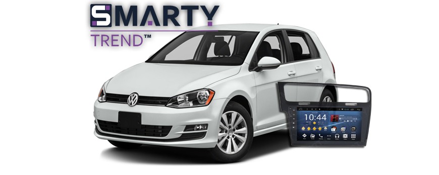 Volkswagen Golf VII Android Autoradio Con Navigazione Incorporata Unità di Testa - SMARTY Trend