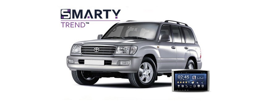 Toyota Land Cruiser 100 2005 Android Autoradio Con GPS Integrato Unità di Testa - SMARTY Trend.