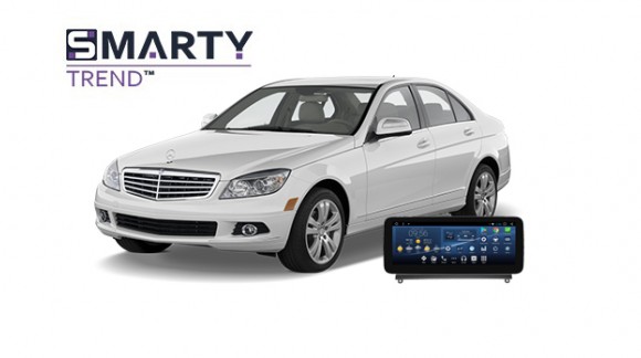 Mercedes-Benz C-Class (W204) 2010 Android Autoradio Con GPS Integrato Unità di Testa - SMARTY Trend.