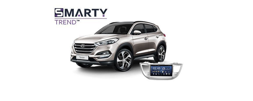 Hyundai Tucson 2016 Android Autoradio Con GPS Integrato Unità di Testa - SMARTY Trend.
