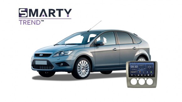 Ford Focus 2008 Android Autoradio Con GPS Integrato Unità di Testa - SMARTY Trend.