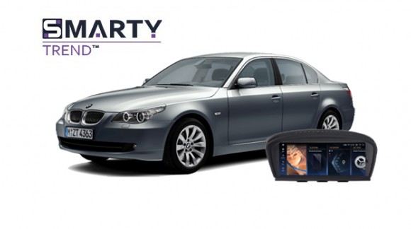 BMW 5 Series e60 2007 Android Autoradio Con GPS Integrato Unità di Testa - SMARTY Trend.