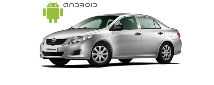 Toyota Corolla Android Autoradio Con Navigazione Incorporata Unità di Testa - SMARTY Trend